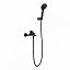 Grifo baño-ducha monomando Bélgica negro mate de Imex